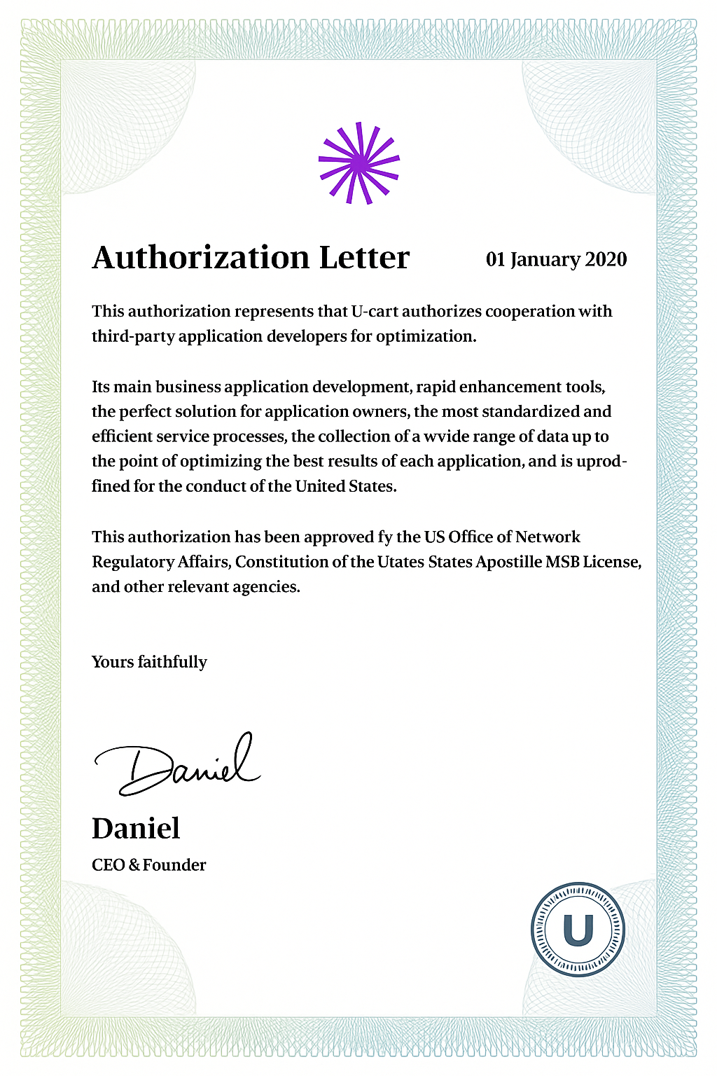 Certificate 2